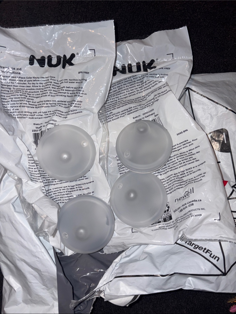 NUK Flow Control 2 two pack nipples